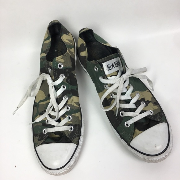 camo chucks low top